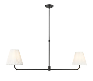 Ami 48" Wide 2-Light Island - Matte Black