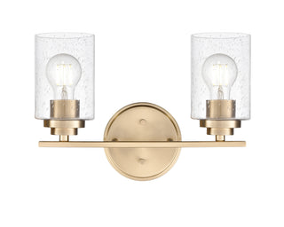 Moven 14.25" Wide 2-Light Vanity - Modern Gold