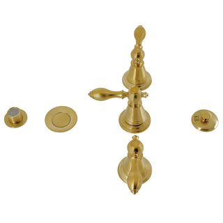 Victorian Bidet Faucet in Brushed Brass