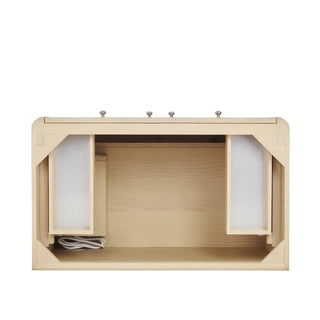36 Inch Gracyn Freestanding Vanity in Coastal Driftwood / White Zeus Top