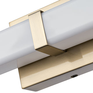 Tron 18" Bathroom Vanity LED Bath Bar - Modern Gold