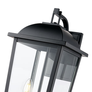 Houston 20.5" High 2-Light Outdoor Wall Lantern Powder Coated Black