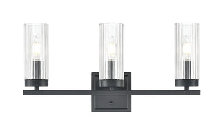 Iversen 21" Wide 3-Light Vanity - Matte Black