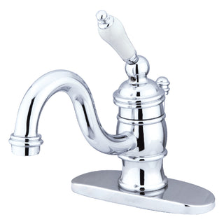 Victorian Single-Hole Bathroom Faucet in Polished Chrome