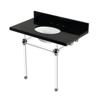 Templeton 36 Inch Console Sink in Polished Nickel