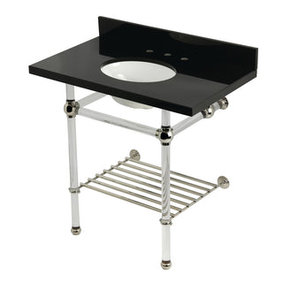 Templeton 36 Inch Console Sink in Polished Nickel