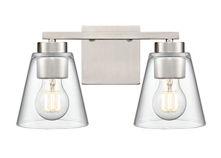 Strayhan 13" 2-Light Vanity - Brushed Nickel