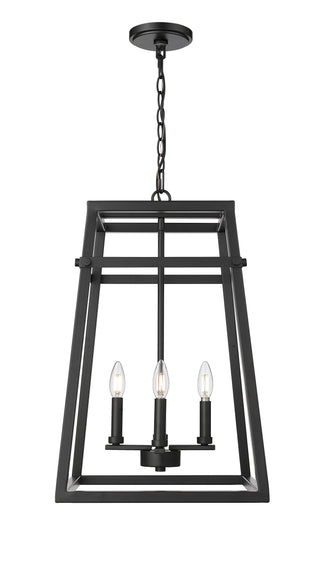 Tellsa 15" Wide 4-Light Pendant - Matte Black