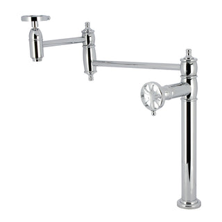 Belknap Pot Filler Faucet in Polished Chrome