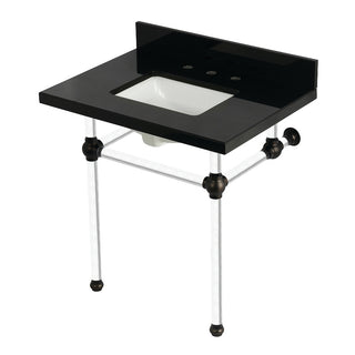 Templeton 30 Inch Console Sink in Oil Rubbed Bronze