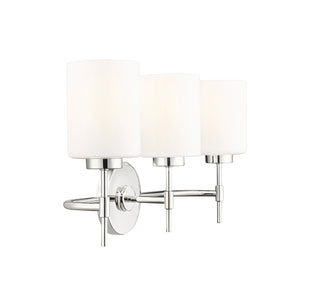 Keylee 22" Wide 3-Light Vanity - Polished Nickel