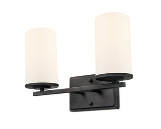 Verlana 14" 2-Light Vanity - Matte Black