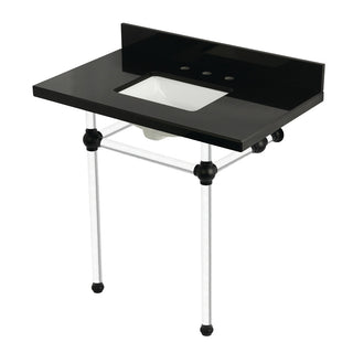 Templeton 36 Inch Console Sink in Black