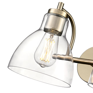 Knightsdale 17.5" 2-Light Vanity - Modern Gold