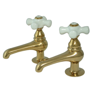 Restoration Basin Tap Faucet in Polished Brass