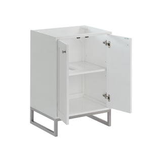 23.63 Inch Chianti Freestanding Vanity in Glossy White /  Top