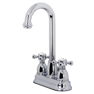 Vintage 4 Inch Centerset Bathroom Faucet in Polished Chrome