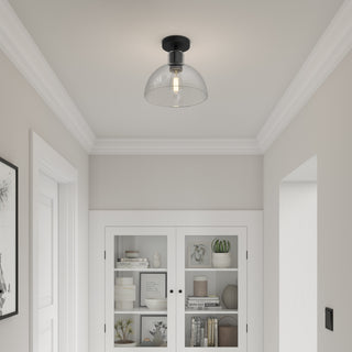 Knightsdale 10" Wide 1-Light Semi-Flush Mount