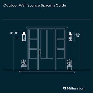 1-Light Outdoor Wall Sconce Textured Black