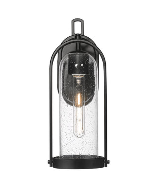 Luxio 15.25" High 1-Light Outdoor Wall Sconce - Powder Coated Black