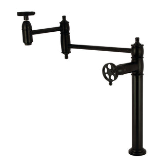 Webb Pot Filler Faucet in Matte Black