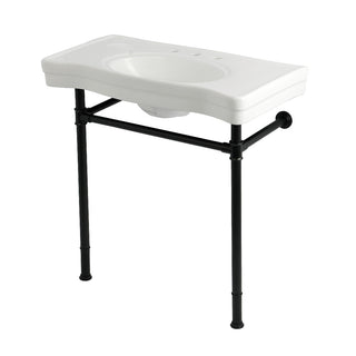 Imperial 35.81 Inch Console Sink in White