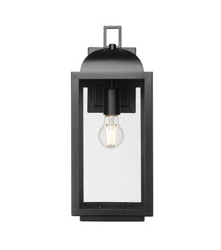 Beaufort 17.75" High 1-Light Outdoor Wall Sconce - Powder Coated Black