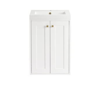 19.75 Inch Chianti Freestanding Vanity in Glossy White / White Glossy Top