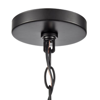 Luxio 8.25" Wide 1-Light Outdoor Hanging Lantern - Powder Coated Black