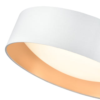 Rosata 16" Wide LED Flushmount Light - White