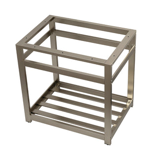 Kingston Commercial 31 Inch Console Sink in Brushed Nickel