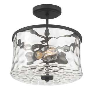 Clarvyn 12" Wide 2-Light Semi-Flush Mount