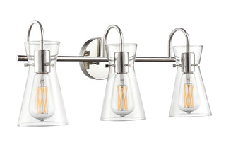 Camellia 22" Wide 3-Light Vanity - Polished Nickel