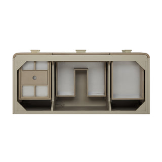 48 Inch Lucian Freestanding Vanity in Pebble Oak / White Zeus Top
