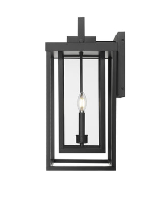 McDonough 22.25" High 2-Light Outdoor Wall Lantern - Powder Coated Black