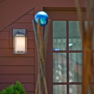 Meridian Meridian Small Outdoor Sconce in Coastal Natural Iron