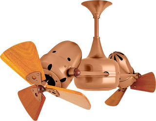 Duplo-Dinamico Ceiling Fan in Brushed Copper