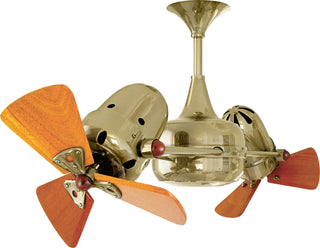 Duplo-Dinamico Ceiling Fan in Polished Brass