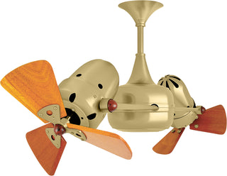 Duplo-Dinamico Ceiling Fan in Brushed Brass