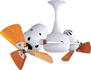 Duplo-Dinamico Ceiling Fan in Gloss White