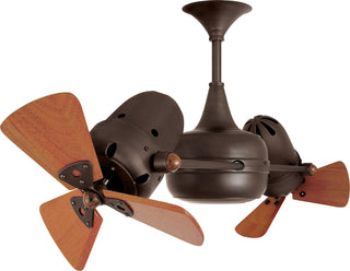 Duplo-Dinamico Ceiling Fan in Bronzette