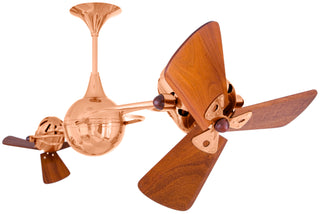 Italo Ventania Ceiling Fan in Polished Copper