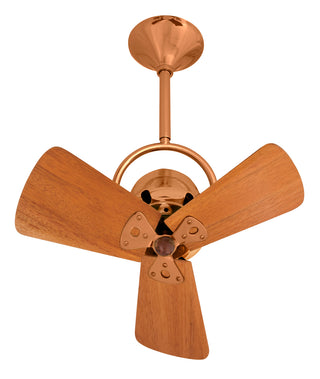Bianca Direcional 16" Ceiling Fan in Brushed Copper