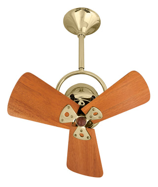 Bianca Direcional 16" Ceiling Fan in Polished Brass