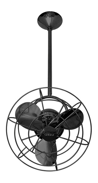 Bianca Direcional 13" Ceiling Fan in Black Nickel