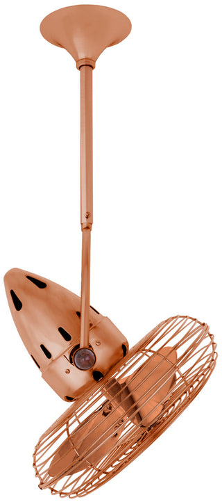 Jarold Direcional 13" Ceiling Fan in Brushed Copper