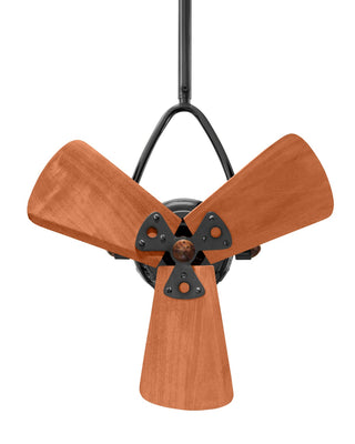Jarold Direcional 16" Ceiling Fan in Black Nickel