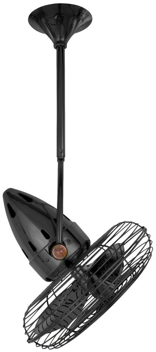 Jarold Direcional 13" Ceiling Fan in Black Nickel