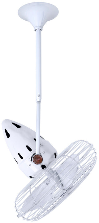 Jarold Direcional 13" Ceiling Fan in Gloss White