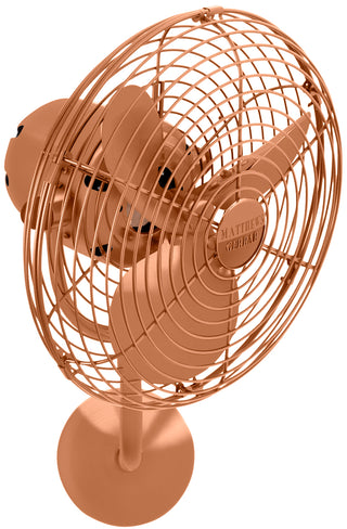 Michelle Parede 13" Wall Fan in Brushed Copper